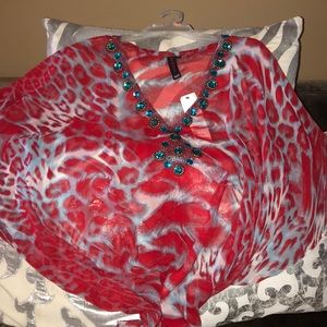 Embellished Swim Suit Cover-Up💧🏖